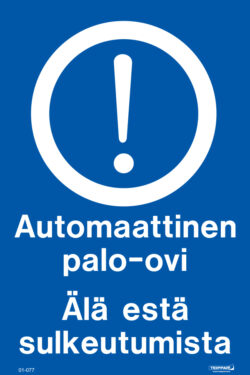 Automaattinen palo-ovi