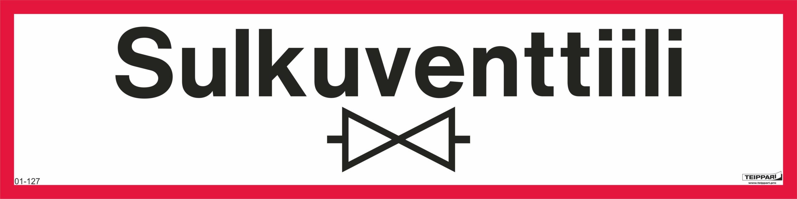 Sulkuventtiili