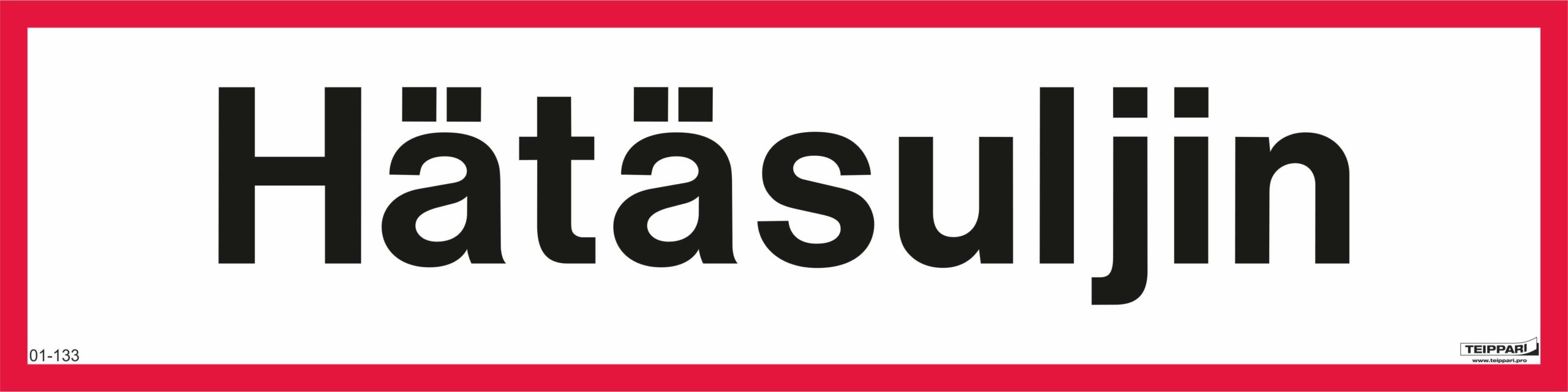 Hätäsuljin