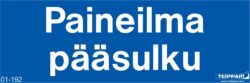 Paineilma pääsulku