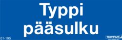 Typpi pääsulku