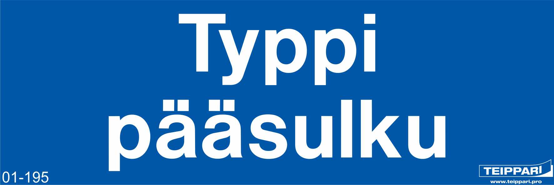 Typpi pääsulku