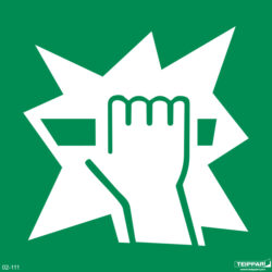 Hätätilanteessa riko lasi