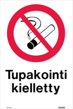 Tupakointi kielletty