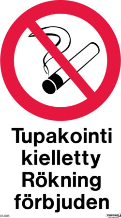 Tupakointi kielletty