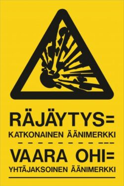 Räjäytys äänimerkkiopaste