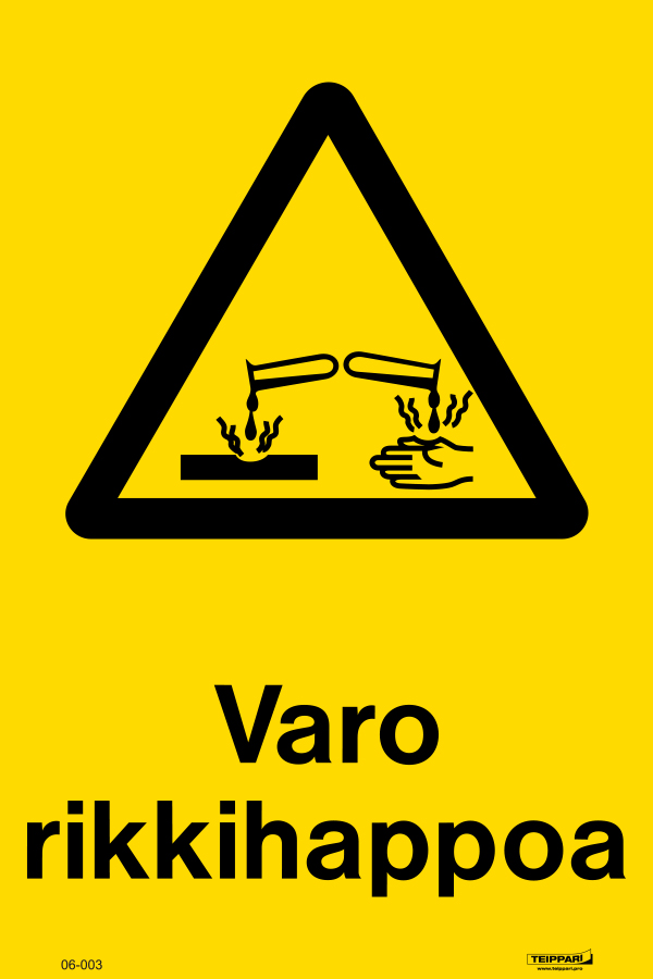 Varo rikkihappoa