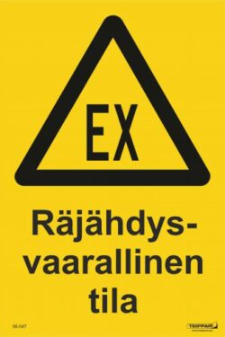 Räjähdysvaarallinen tila