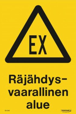 Räjähdysvaarallinen alue