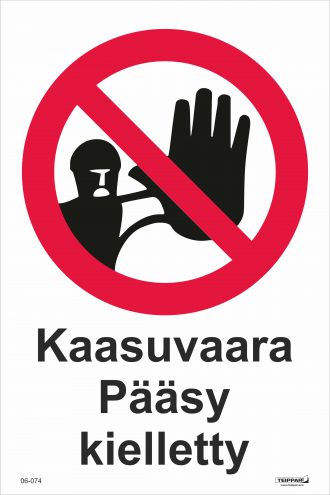 Kaasuvaara pääsy kielletty