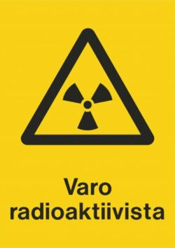 Varo radioaktiivista