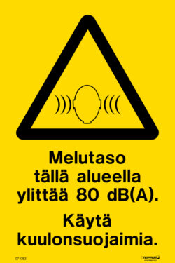 Melutaso tällä alueella...