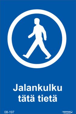 Jalankulku tätä tietä
