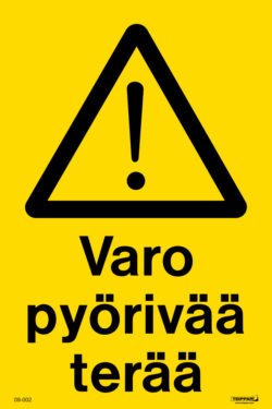 Varo pyärivää terää