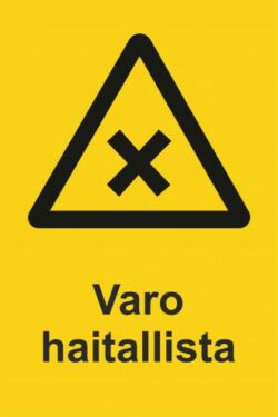 Varo haitallista