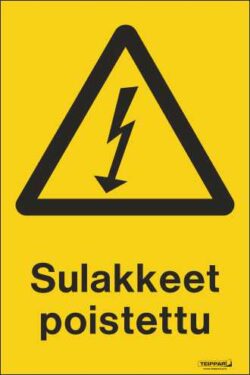 Sulakkeet poistettu