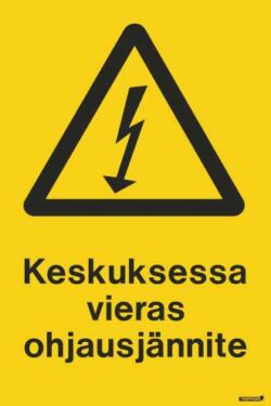 Keskuksessa vieras ohjausjännite