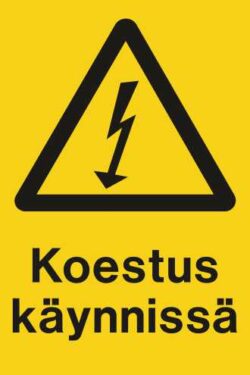 Koestus käynnissä