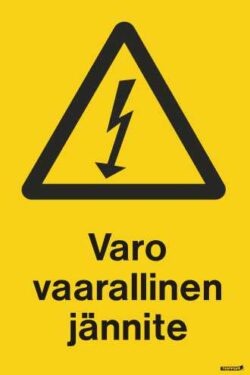 Varo vaarallinen jännite