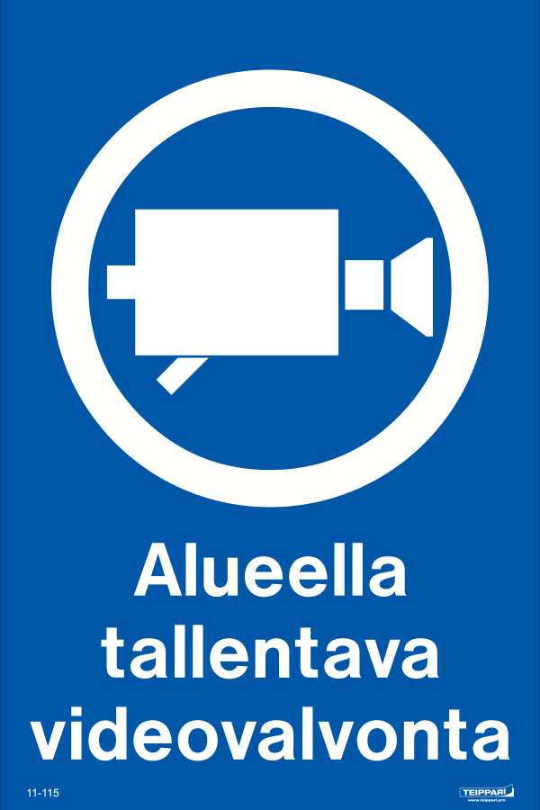 Alueella tallentava videovalvonta