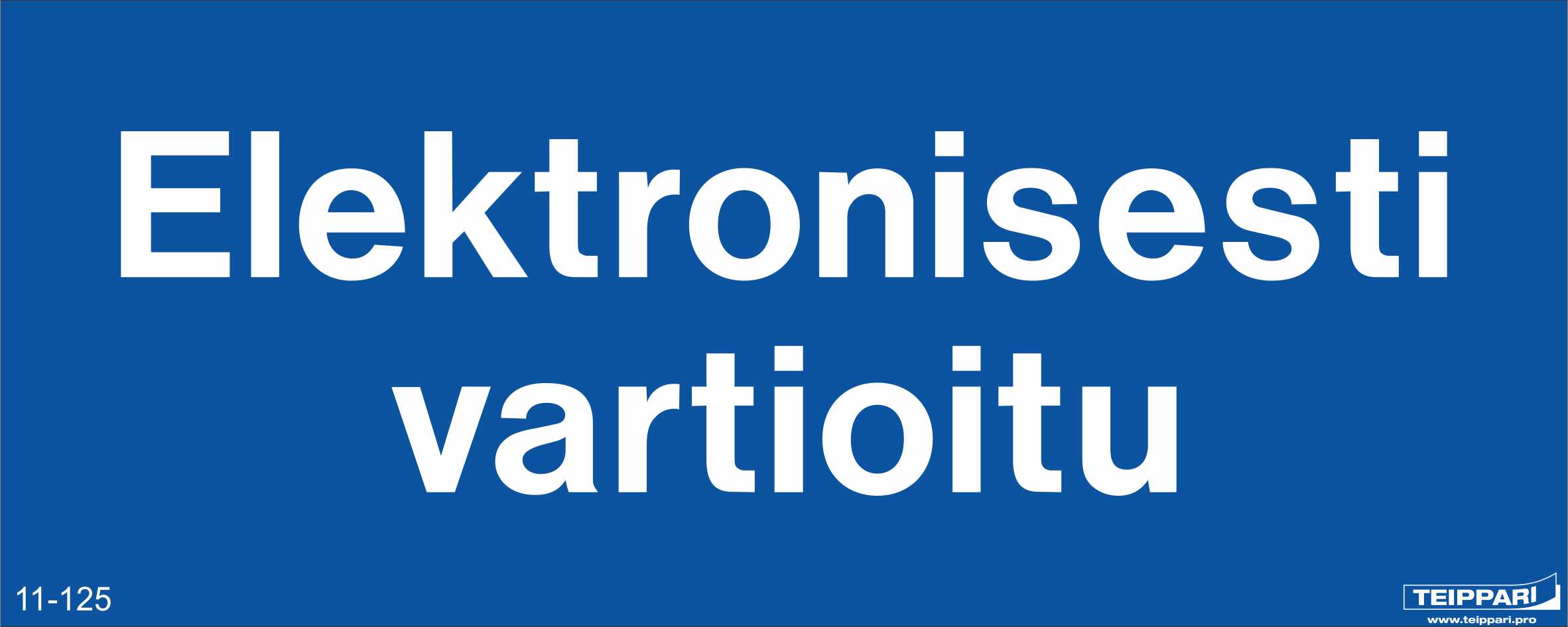 Elektronisesti vartioitu
