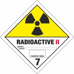 7B Radioaktiiviset aineet (pakkauslipuke)