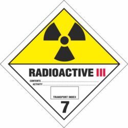 7C Radioaktiiviset aineet (pakkauslipuke)