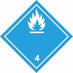 4.3 Aineet, jotka veden kanssa kosketuksiin joutuessaan kehittävät palavia kaasuja