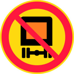 C8 Vaarallisten aineiden kuljetus kielletty