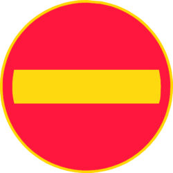 C17 Kielletty ajosuunta