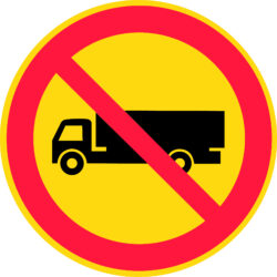 C3 Kuorma- ja pakettiautolla ajo kielletty