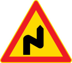 A2.1 Mutkia joista ensimmäinen oikealle