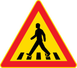 A15 Suojatien ennakkovaroitus